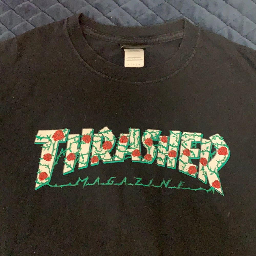 Black thrasher shirt
